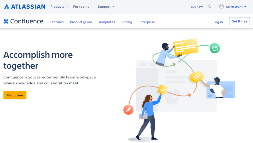 Imagen de la pantalla de inicio del software Sleek Confluence.
