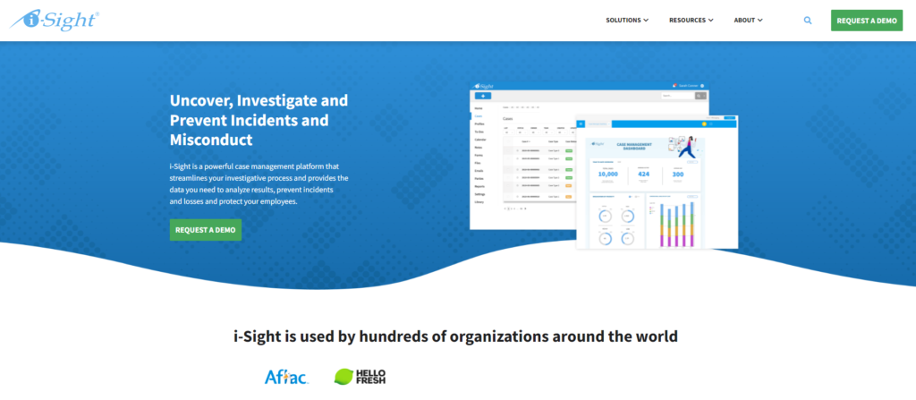 Página de inicio de iSight