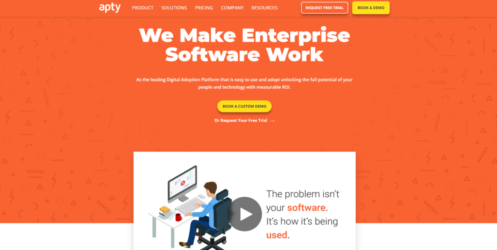 Página de inicio de Apty