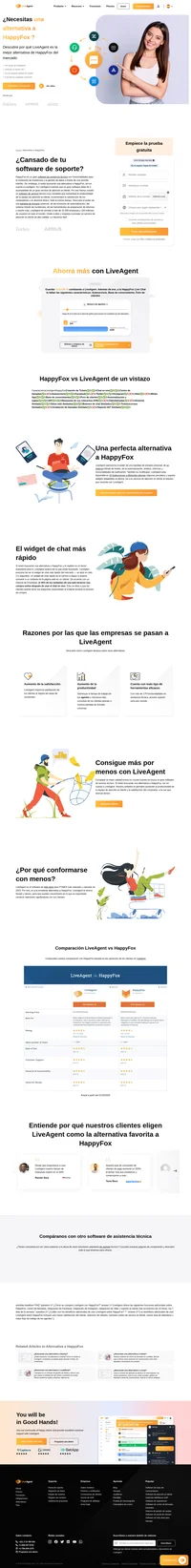 LiveAgent es una gran alternativa a HappyFox. LiveAgent ofrece un precio competitivo y una gran cantidad de herramientas e integraciones en asistencia técnica. Pruébalo tú mismo.