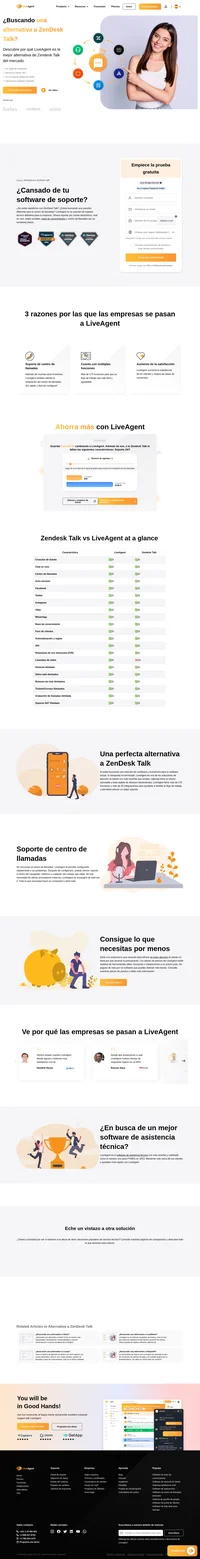 LiveAgent es el software de asistencia técnica definitiva para tu empresa. LiveAgent ofrece soporte por correo electrónico, chat en vivo, redes sociales, base de datos y centro de llamadas por un excelente precio. Elige uno de nuestros tres planes de pago o escoge funciones independientes para personalizar tu asistencia técnica.