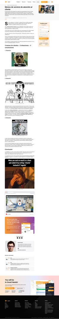 El servicio de atención al cliente puede ser un trabajo difícil a veces. Si alguna vez has trabajado en atención al cliente/soporte, disfrutarás con estos memes de atención al cliente.