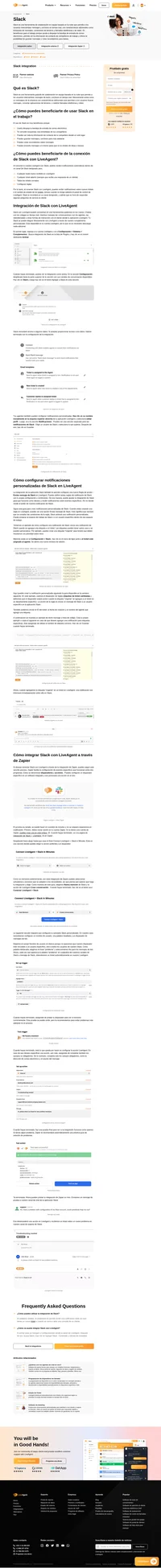 Chatea con tus compañeros de equipo cuando quieras sin salir de tu servicio de soporte. La integración de Slack para LiveAgent te trae mensajes para que no te lo pierdas.