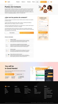 Un punto de contacto es el momento en el que un cliente se pone en contacto con tu empresa por diversas razones. Cuando un cliente busca diferentes productos en tu empresa.