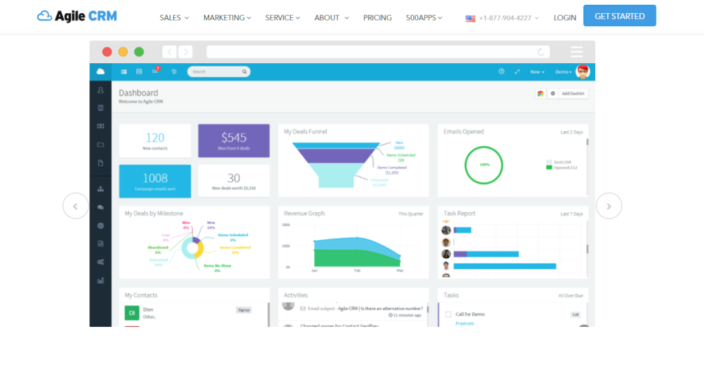 agile-crm-homepage