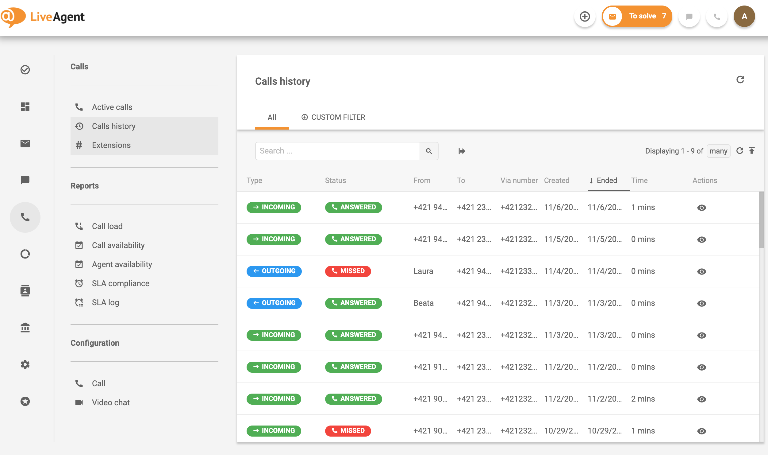 software-de-centro-de-llamadas-gratuito-historial-de-llamadas-LiveAgent