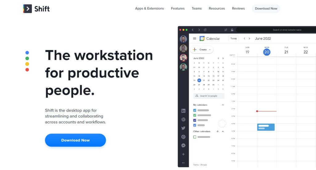 Aplicación de escritorio Shift para gestionar múltiples cuentas, una de las alternativas a Outlook