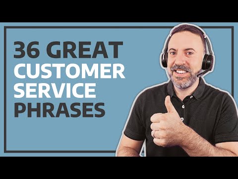 Youtube video: 36 English Phrases For Professional Customer Service