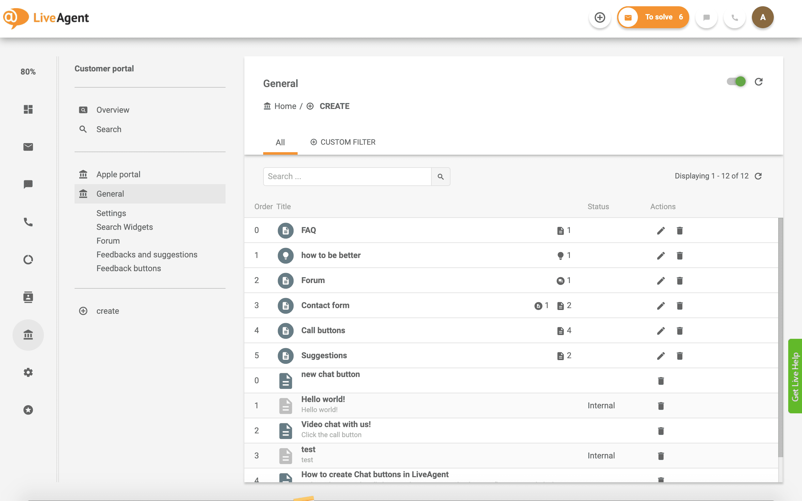 Base de conocimientos de LiveAgent Ejemplo_2