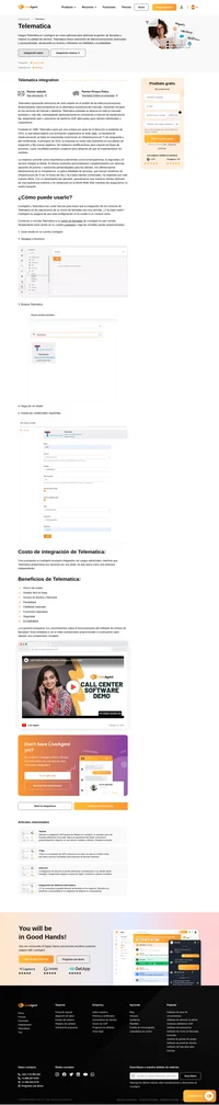 Mejore su productividad operativa integrando perfectamente Telematica en LiveAgent. Optimice los procedimientos de interacción con sus clientes y realice un seguimiento de las llamadas sin esfuerzo, lo que permitirá mejorar la calidad del servicio y una productividad óptima.