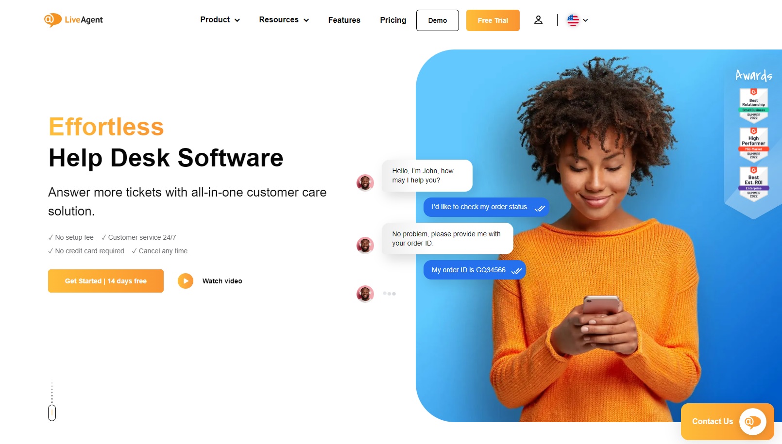 Software de mesa de ayuda LiveAgent