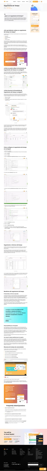 Lleva un registro del tiempo dedicado a resolver un ticket con el seguimiento del tiempo. El seguimiento de tiempo funciona automáticamente cuando un agente está activo en un ticket.
