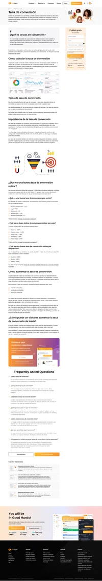 Conoce más sobre la tasa de conversión. Compréndela en profundidad con la explicación de los profesionales del sector.