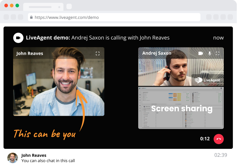 Programa una demostración con un software de soporte estelar - LiveAgent