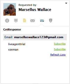 GetResponse_liveagent Suscripción GetResponse LiveAagent