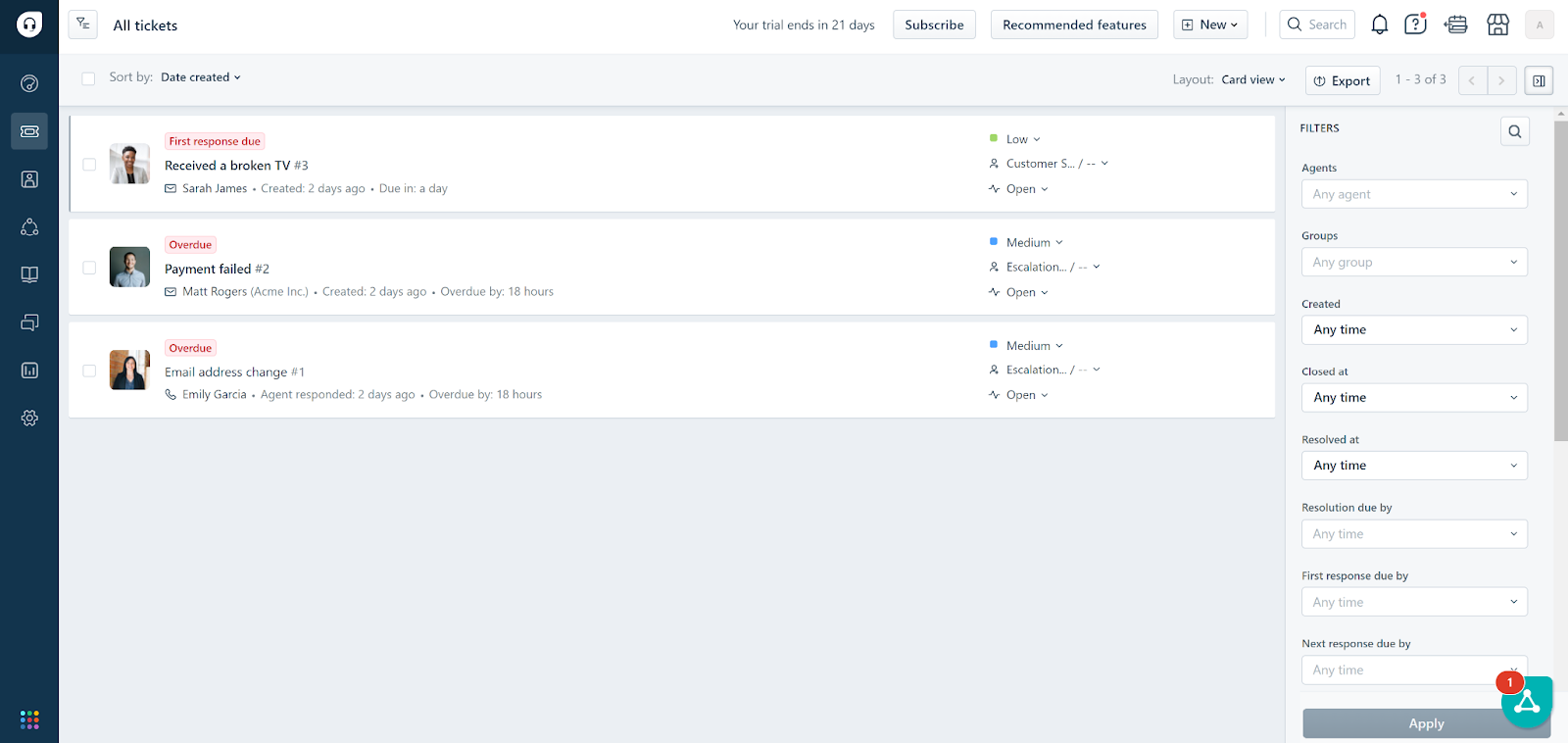 Las 15 mejores alternativas de Freshdesk