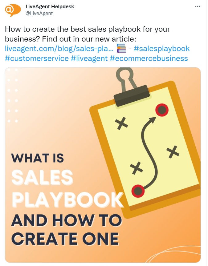 Hashtags de Twitter de LiveAgent