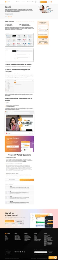 Sipgate es un proveedor de VoIP que ofrece sus servicios completos de telecomunicaciones desde 2004. Consigue información sobre la integración de Sipgate VoIP en LiveAgent.