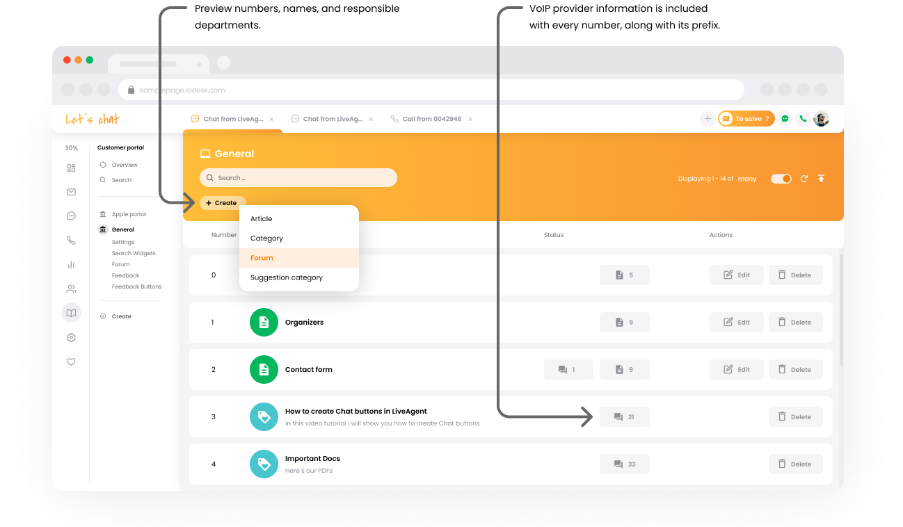 Gestión de base de conocimientos