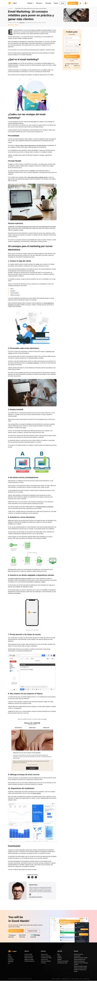 Descubre los mejores consejos sobre Email Marketing para implementar y conseguir más clientes para tu negocio.