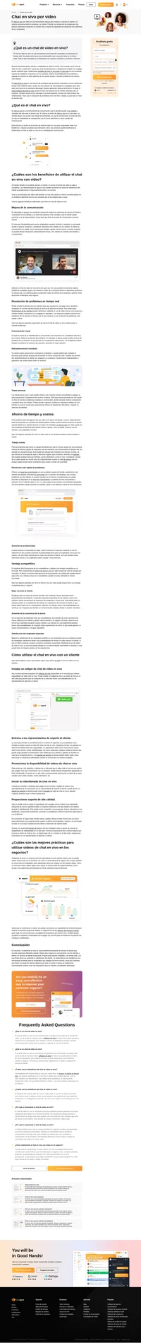 Descubre cómo implementar el chat de video en vivo puede mejorar tu experiencia de servicio al cliente y la comunicación en general con tus clientes.