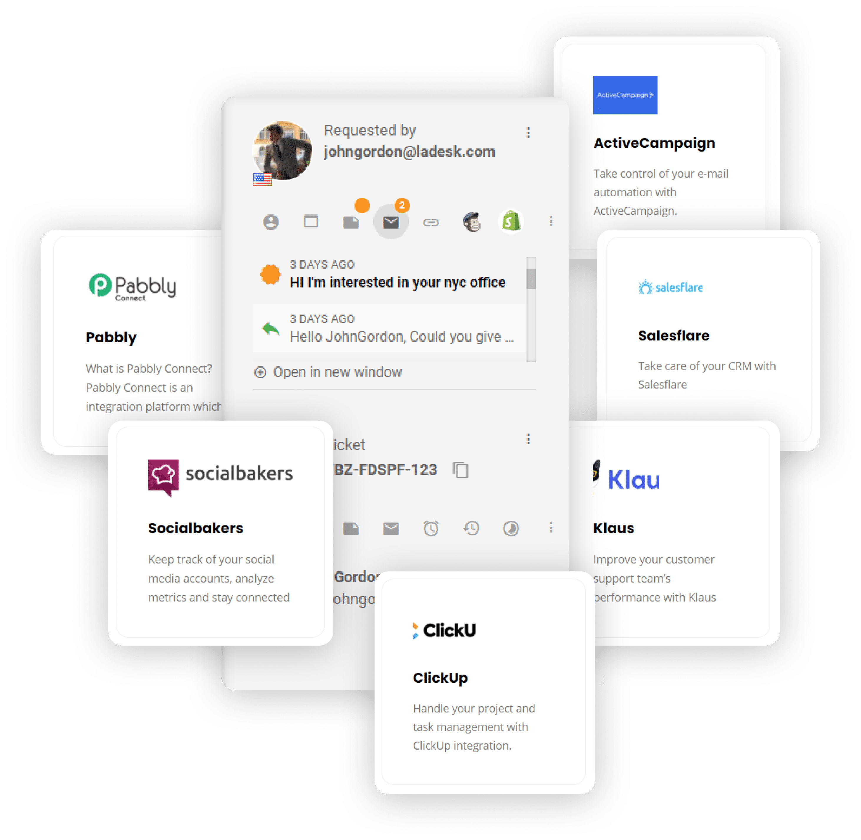 LiveAgent CRM integrations