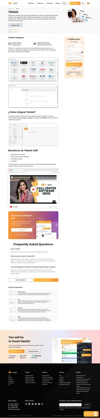 Teletek es un operador sueco que ofrece centrales telefónicas basadas en la nube con extensiones MEX móviles. Obtén más información sobre la integración de Teletek.
