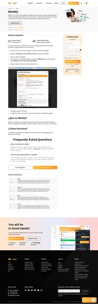 Mejora la interacción con tus clientes con la integración de Weebly para LiveAgent. La integración de Weebly te permitirá colocar un botón de chat en vivo en tu página web Weebly.