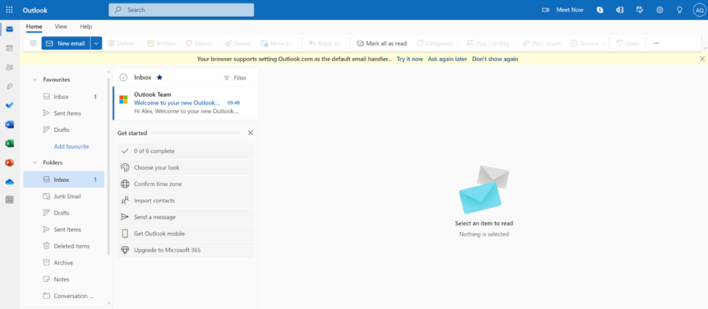 Microsoft365 - Bandeja de entrada de Outlook