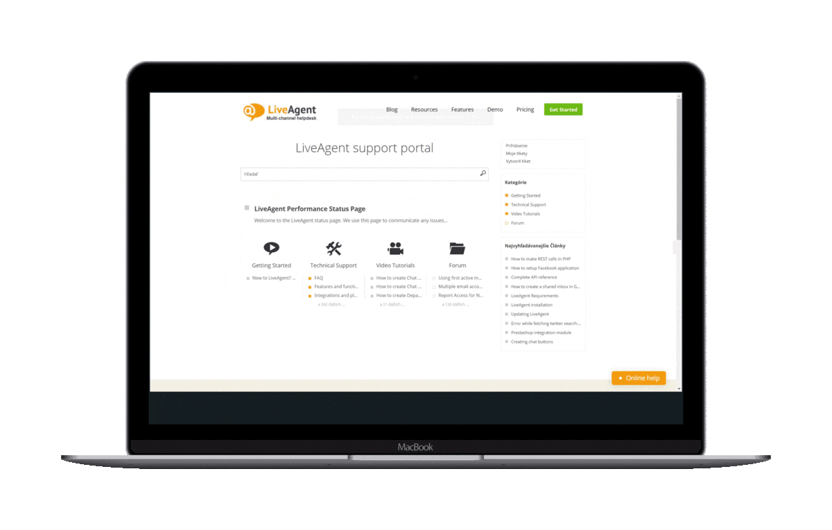 base-de-conocimientos diseños de base de conocimientos en LiveAgent