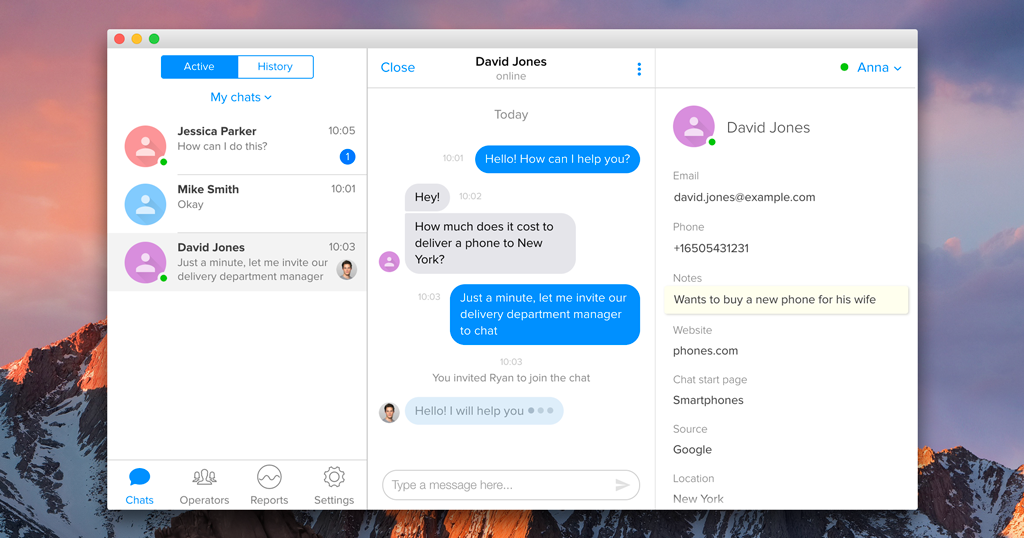 Chaport: chat en vivo