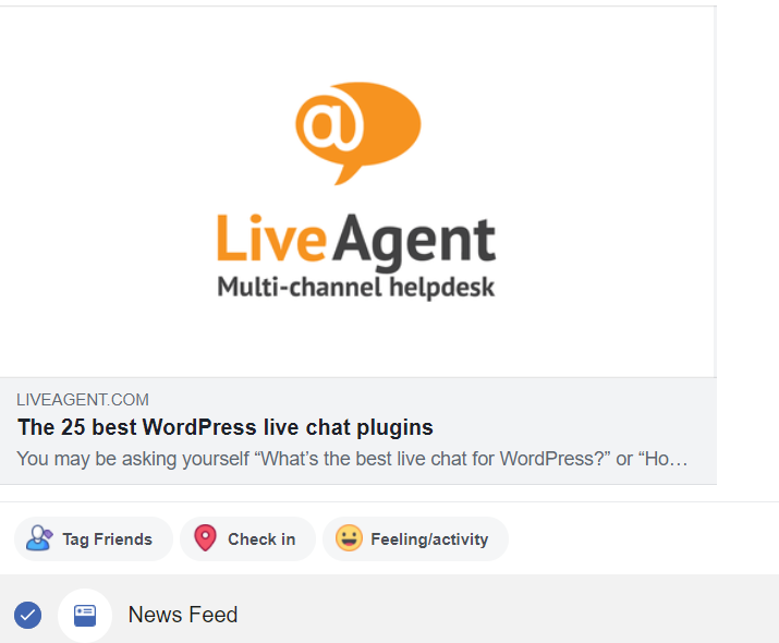 Ejemplo de marcado social